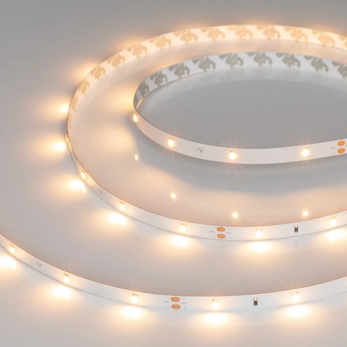 Лента светодиодная RT-A30-8mm 24V Warm2700 (2.9 W/m, IP20, 2835, 5m) (Arlight, 2.9 Вт/м, IP20)