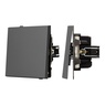 Механизм звонкового выключателя SWT-TENDO-MKR1-SFPL-GR (230V, 10A) (Arlight, -)