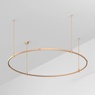 Трек ART-APRIORI-ROUND-ROD-400-R1500 (GD) (Arlight, IP20 Металл, 3 года)