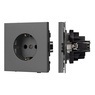 Механизм электрической розетки SCT-TENDO-MEU1-SFPL-GR (230V, 16A) (Arlight, -)