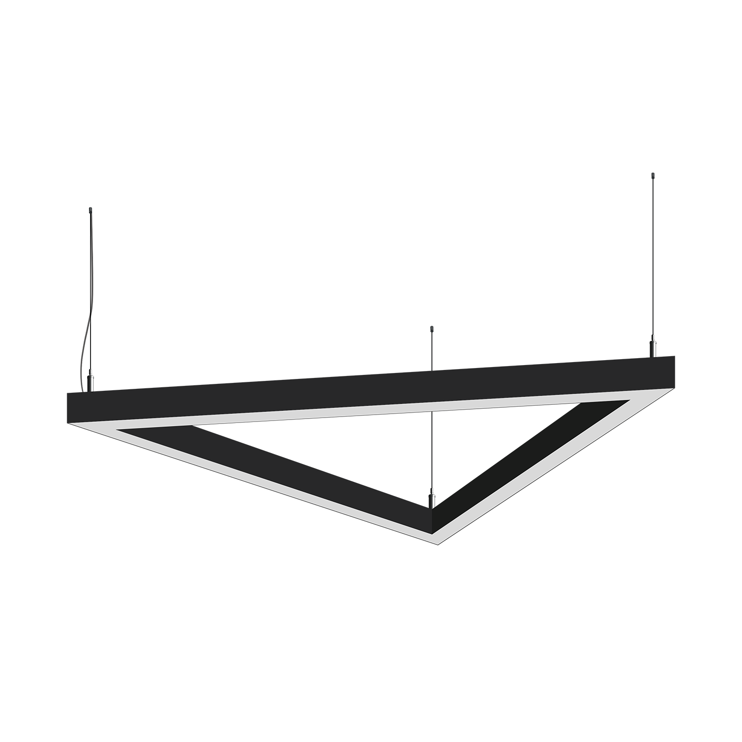 Cветодиодный фигурный светильник MS-TRIO-O Треугольник 3x500mm 60W 3000/4000/6000К