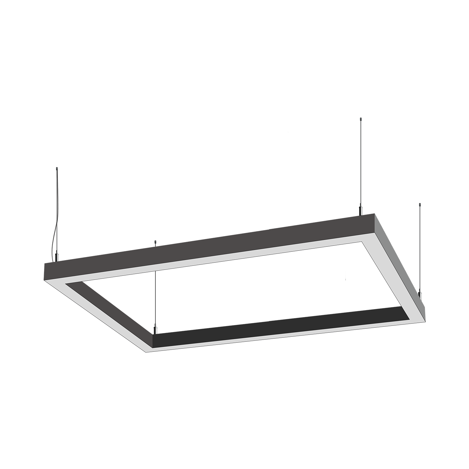 Cветодиодный фигурный светильник MS-LONG BOX Прямоугольник 1000x500mm 55W 3000/4000/6000К