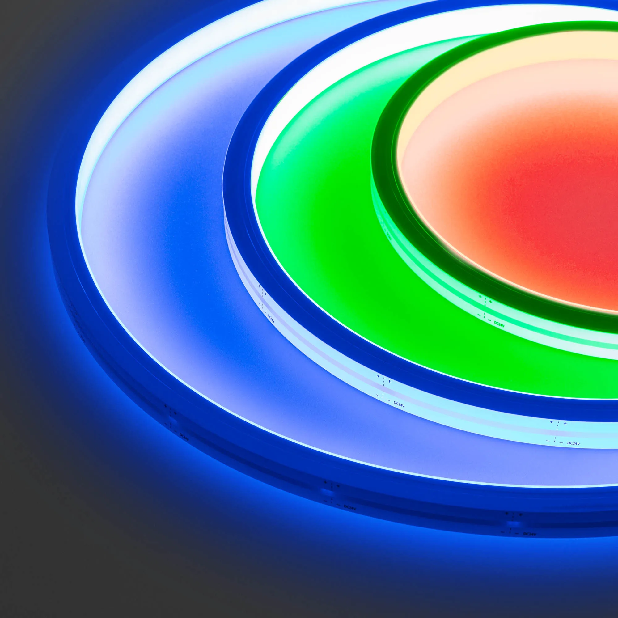 Образец Гибкий неон ARL-MOONLIGHT-1213-TOP 24V RGB (Arlight, 12 Вт/м, IP67)