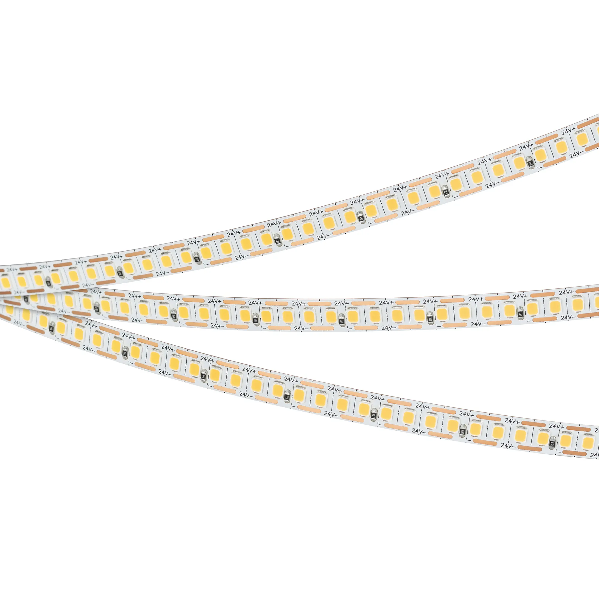 Лента светодиодная RT-A200-8mm 24V Warm3000-CX1 (16 W/m, IP20, 5m) (Arlight, резка 1 светодиод)