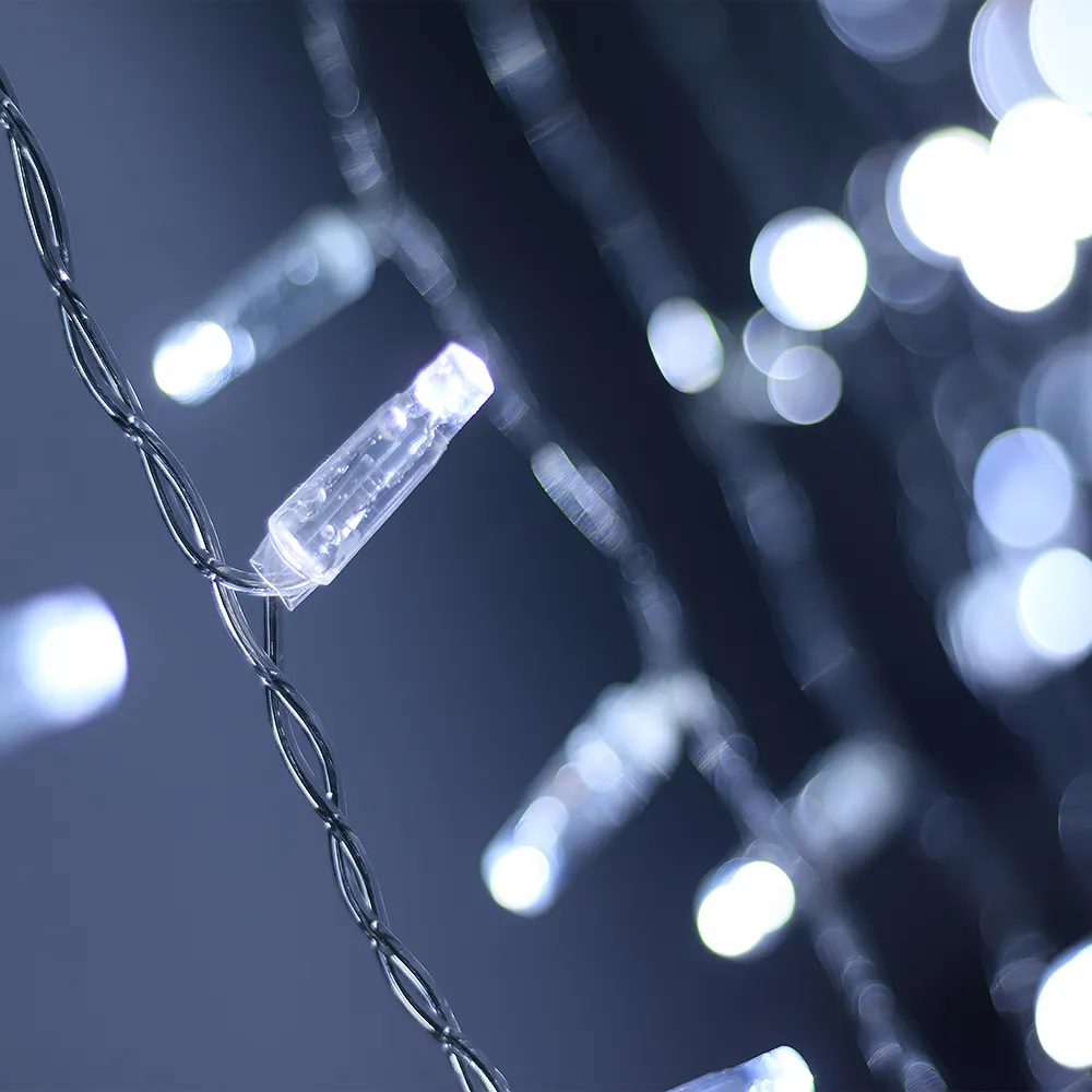 Светодиодная гирлянда ARD-CURTAIN-CLASSIC-2000x1500-CLEAR-360LED-BLINK White (230V, 60W) (Ardecoled, IP65)