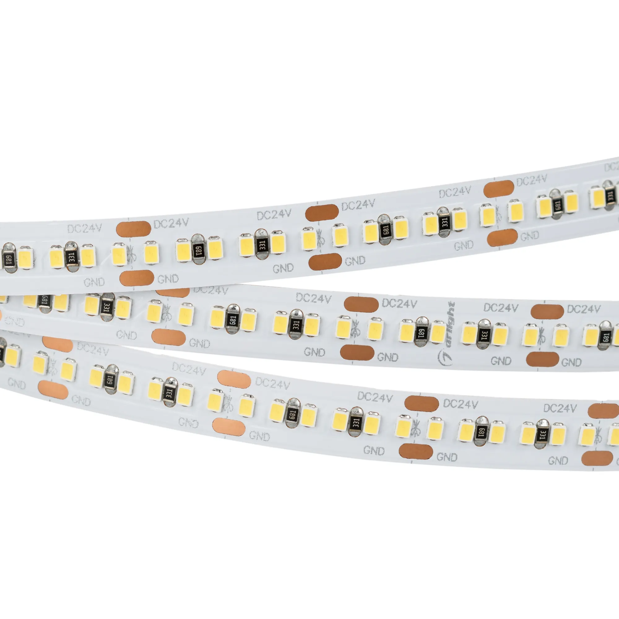 Лента светодиодная MICROLED-5000 24V White6000 8mm (2216, 300 LED/m, LUX) (Arlight, 8 Вт/м, IP20)