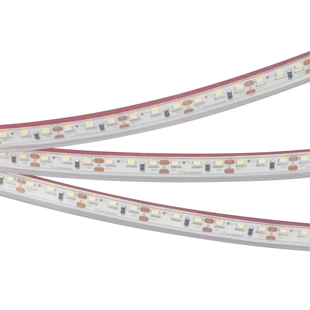 Лента светодиодная RSW 2-5000P 12V White6000 2x (3014, 120 LED/m, LUX) (Arlight, 9.6 Вт/м, IP66)